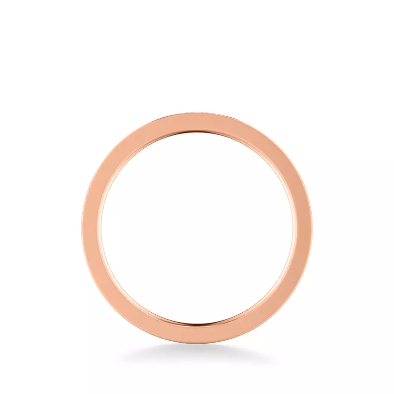 14K Rose Gold Cortina Wide Band (3.5mm)