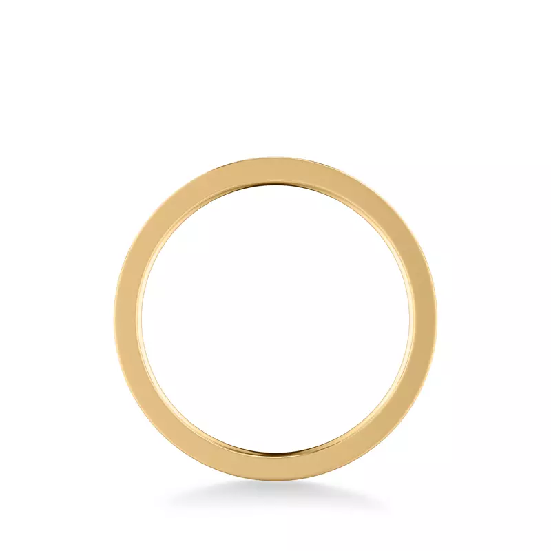 14K Yellow Gold Cortina Wide Band (3.5mm)