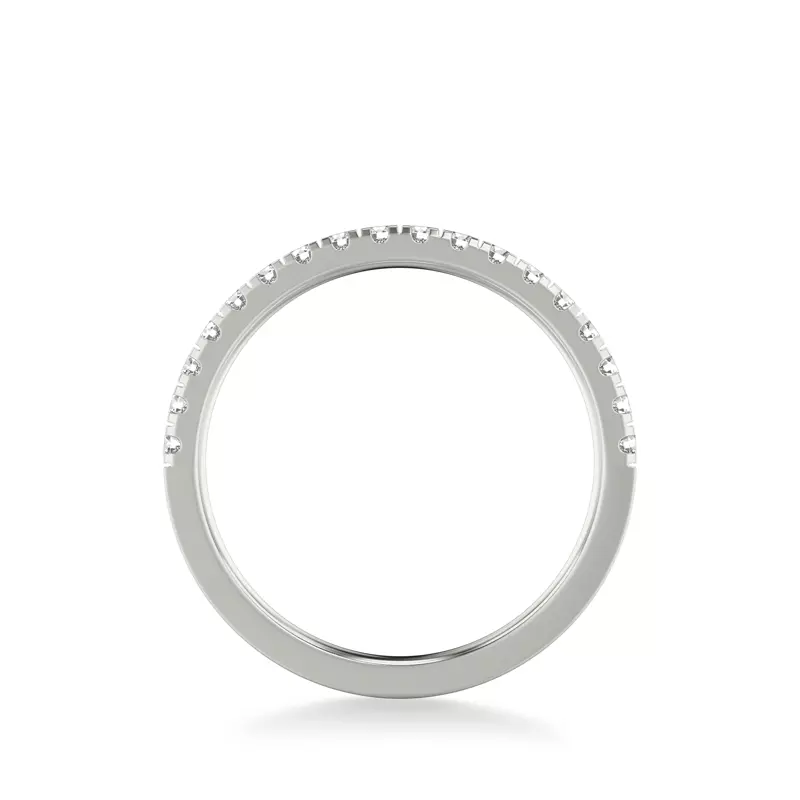 14K White Gold Cortina Pavé Band (2.0mm)