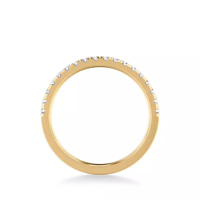 14K Yellow Gold Cortina Pavé Band (2.0mm)
