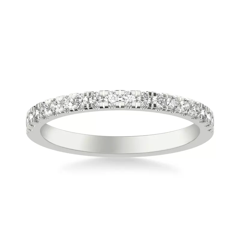 18K White Gold Cortina Pavé Band (2.0mm)