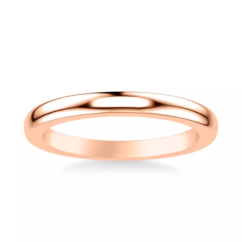 14K Rose Gold Aarya Wedding Band