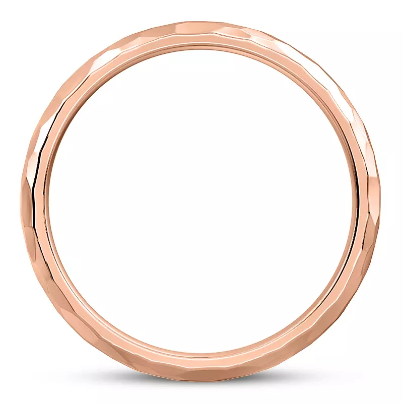 14K Rose Gold Hammered Band (6mm)