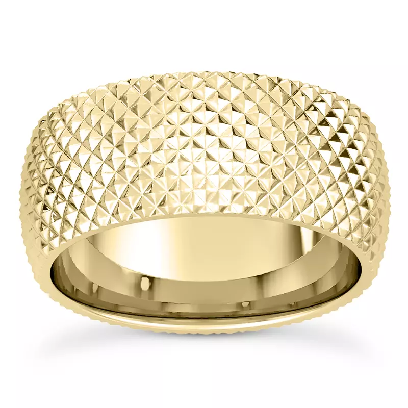 Diamond-Pattern Band (9mm)