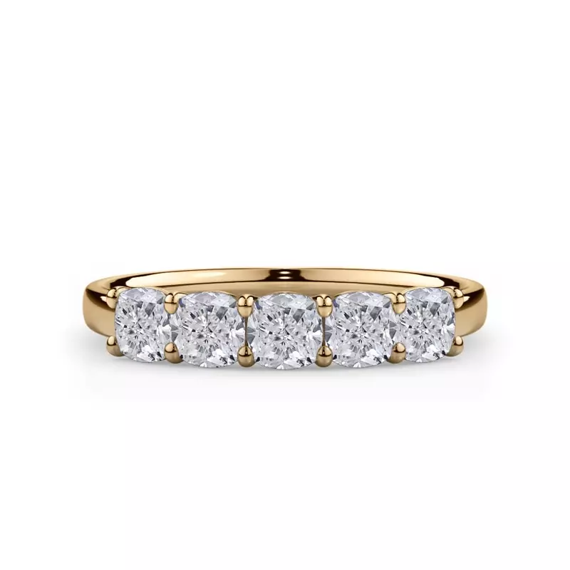 Cushion Cut Diamond 5 Stone Ring (1.00 ct. tw.)