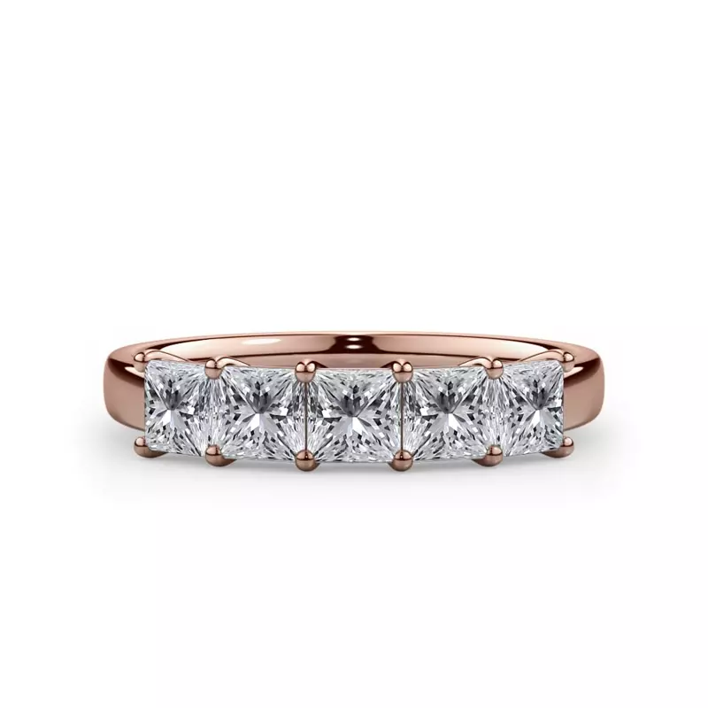 Princess Cut Diamond 5 Stone Ring (1.00 ct. tw.)