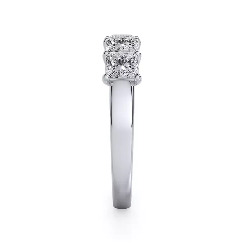 Platinum Princess Cut Diamond 5 Stone Ring (1.50 ct. tw.)