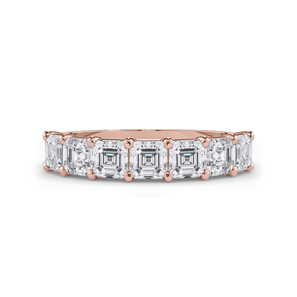 Asscher Cut Lab Diamond 7 Stone Ring (1.50 ct. tw.)
