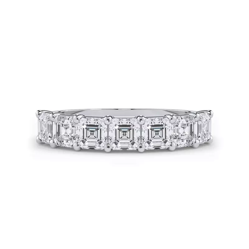 Asscher Cut Lab Diamond 7 Stone Ring (1.50 ct. tw.)