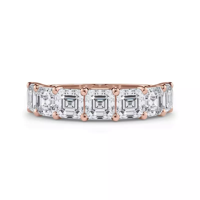Asscher Cut Lab Diamond 7 Stone Ring (3.00 ct. tw.)