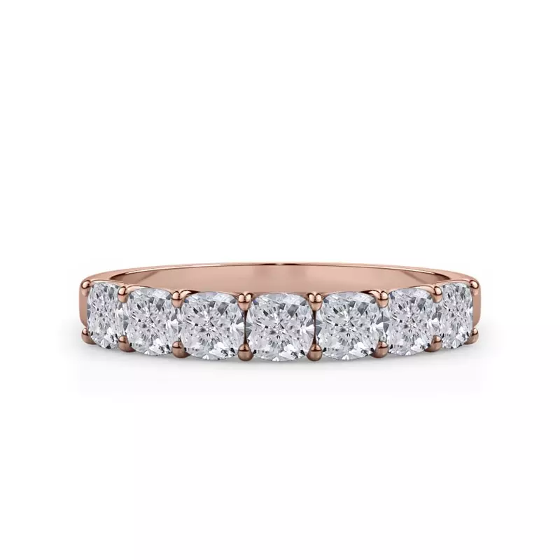 Cushion Cut Lab Diamond 7 Stone Ring (1.00 ct. tw.)
