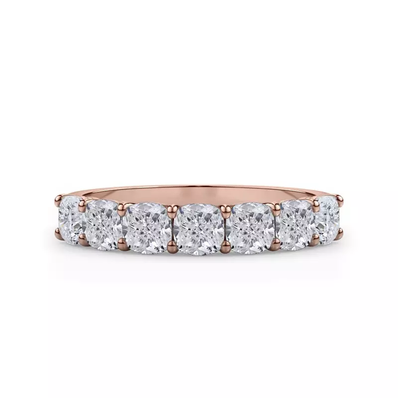 Cushion Cut Lab Diamond 7 Stone Ring (1.50 ct. tw.)