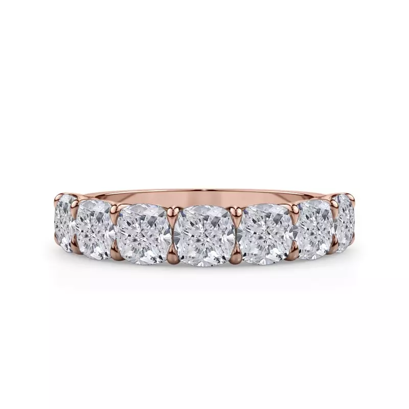 Cushion Cut Lab Diamond 7 Stone Ring (3.00 ct. tw.)