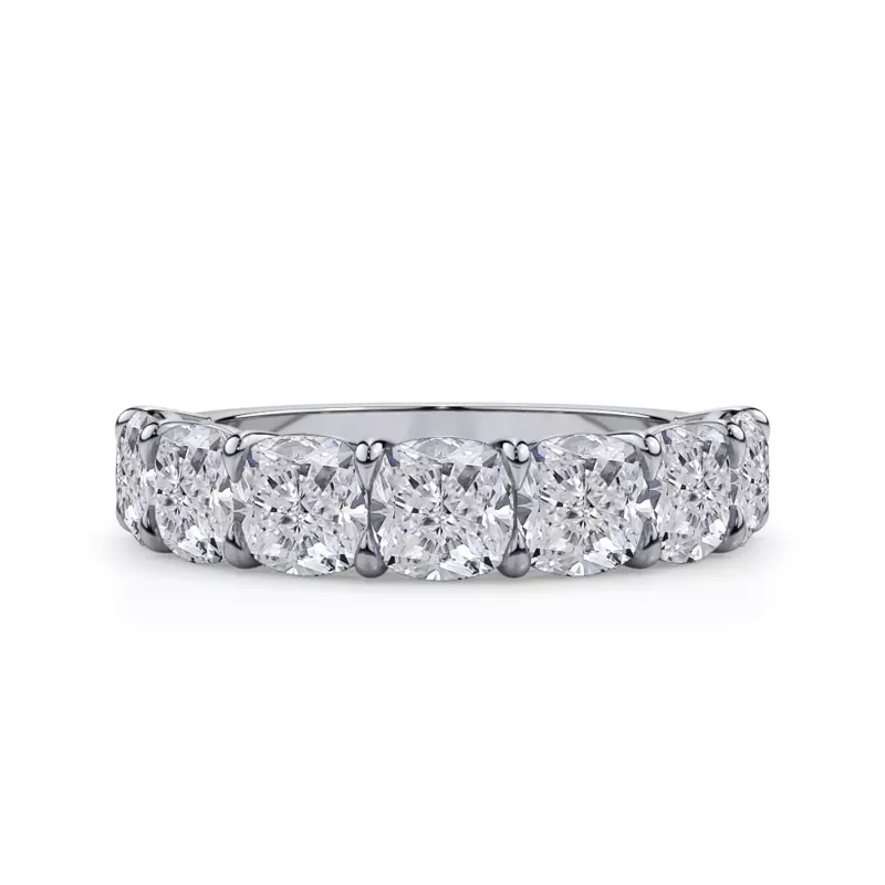 Cushion Cut Diamond 7 Stone Ring (3.50 ct. tw.)