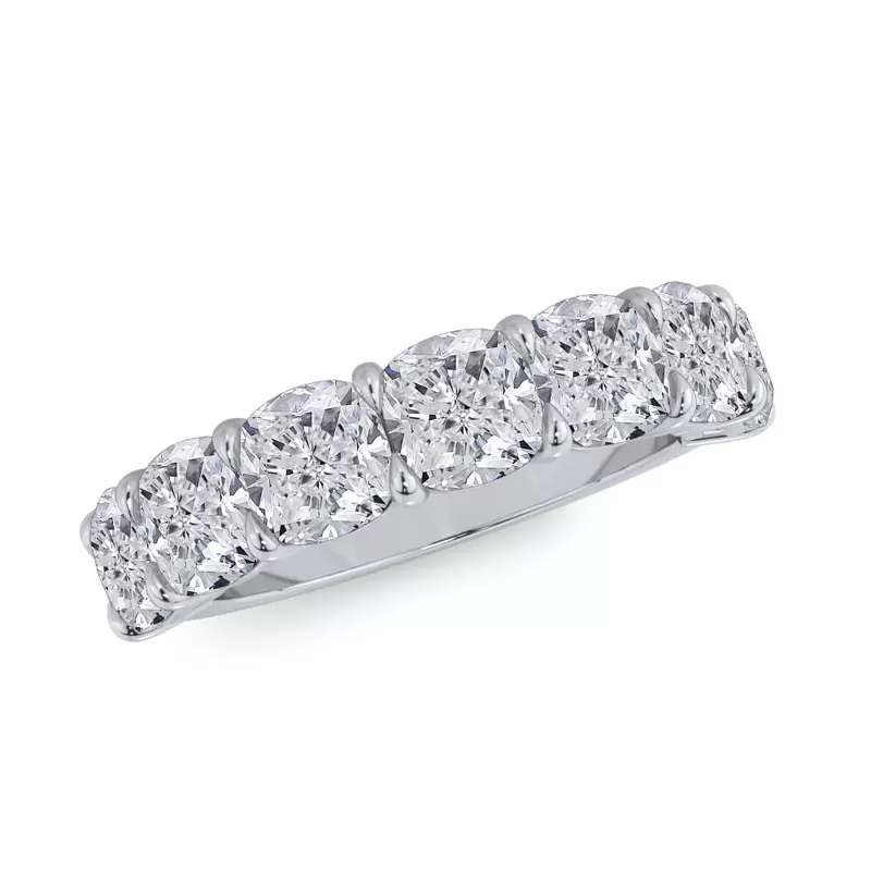 Platinum Cushion Cut Diamond 7 Stone Ring (3.50 ct. tw.)