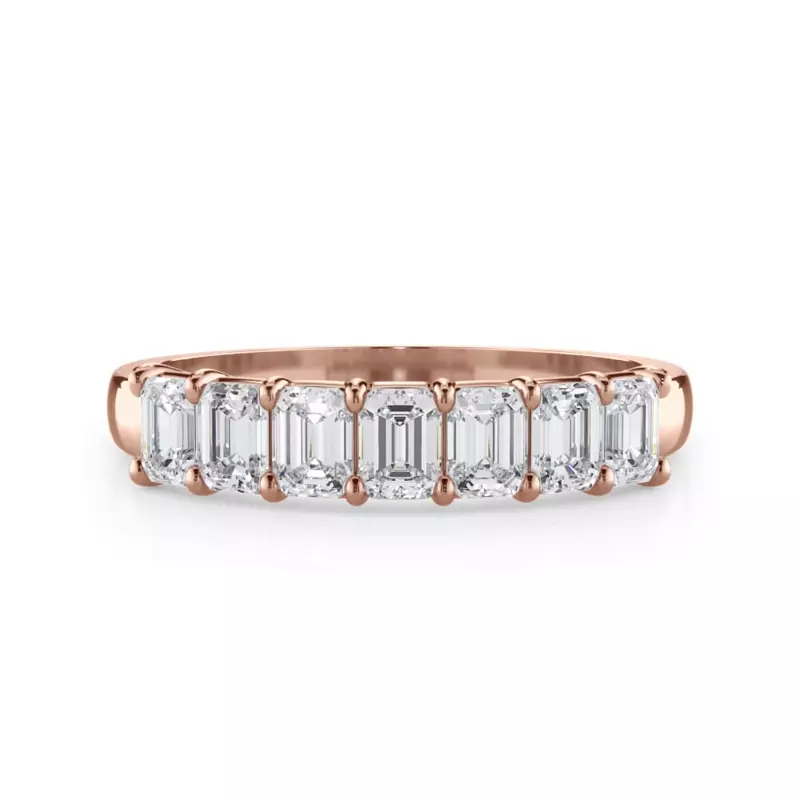Emerald Cut Diamond 7 Stone Ring (1.00 ct. tw.)