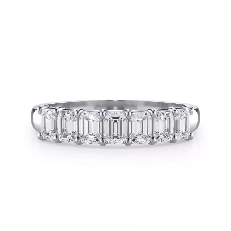 Emerald Cut Diamond 7 Stone Ring (1.00 ct. tw.)