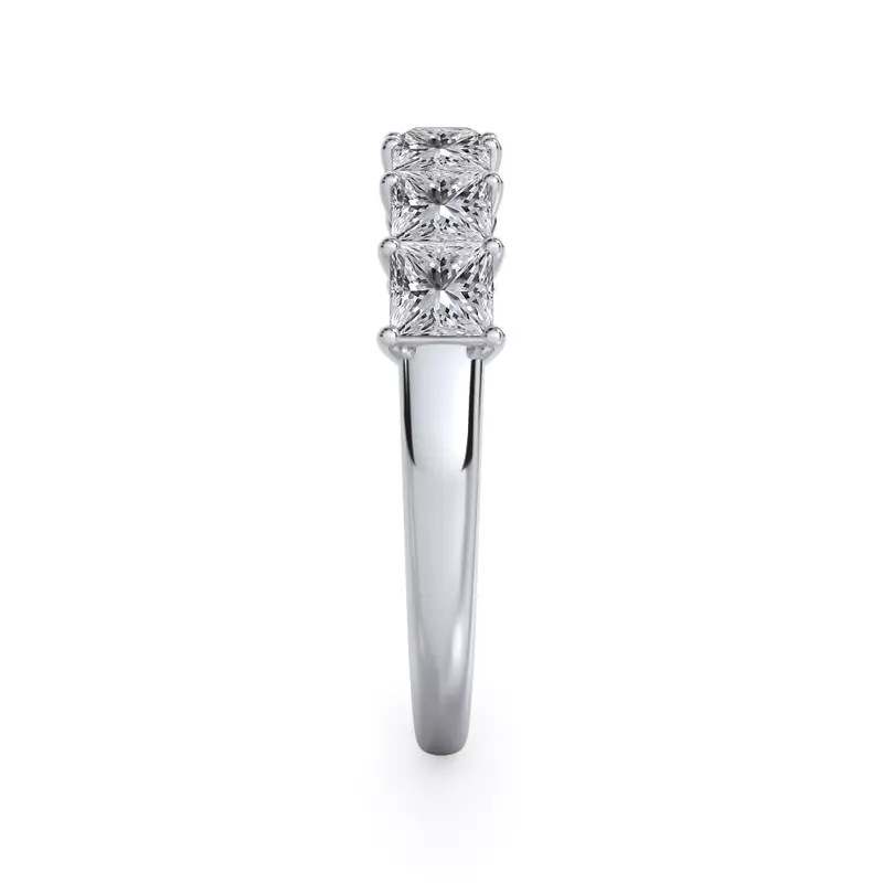 Platinum Princess Cut Diamond 7 Stone Ring (1.00 ct. tw.)