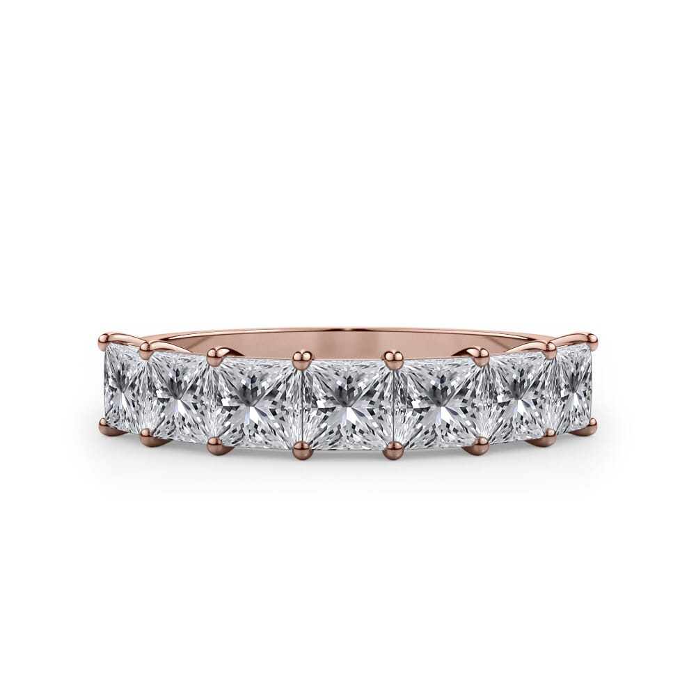 Princess Cut Lab Diamond 7 Stone Ring (1.50 ct. tw.)