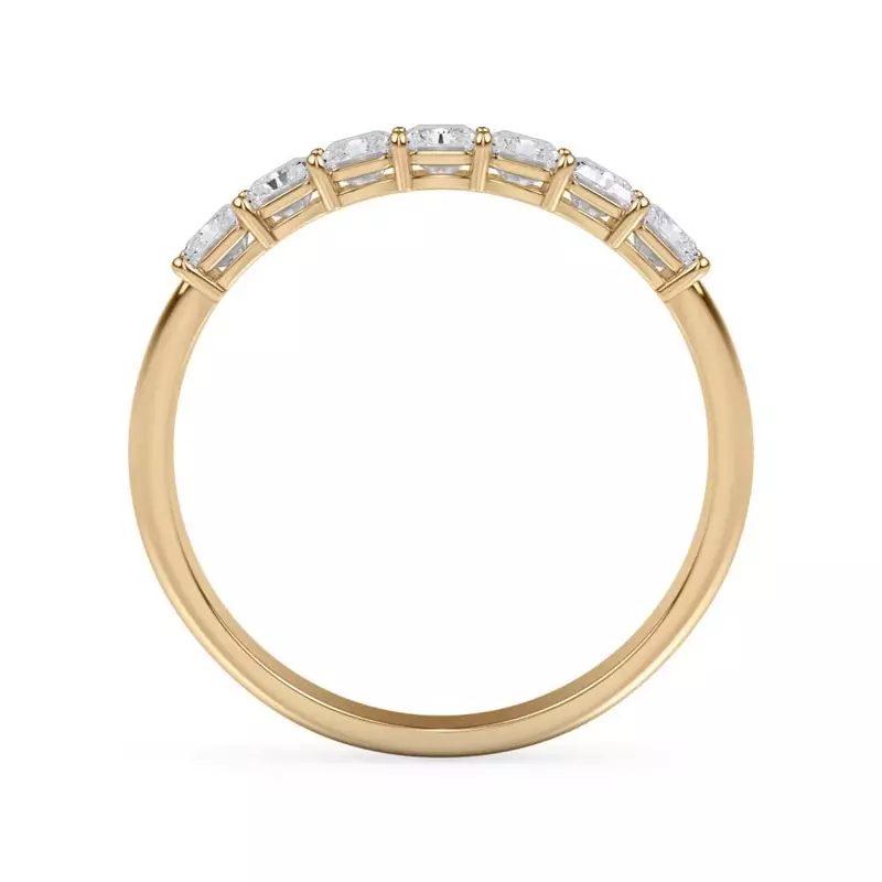 14K Yellow Gold Radiant Cut Diamond 7 Stone Ring (1.00 ct. tw.)