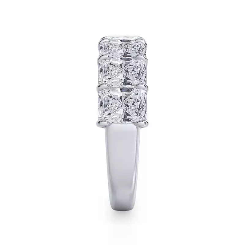 Platinum Radiant Cut Diamond 7 Stone Ring (3.50 ct. tw.)