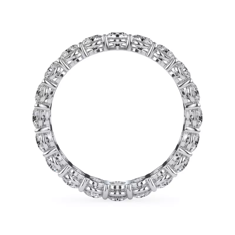 14K White Gold Classic Round Lab Diamond Eternity Band (2.00ct. tw.)