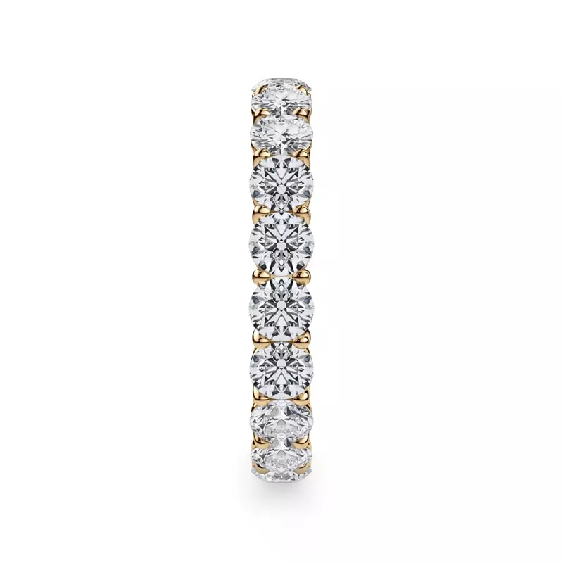 18K Yellow Gold Classic Round Diamond Eternity Band (2.00ct. tw.)