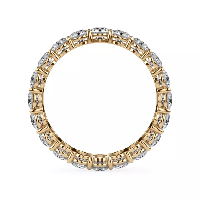 18K Yellow Gold Classic Round Diamond Eternity Band (2.00ct. tw.)