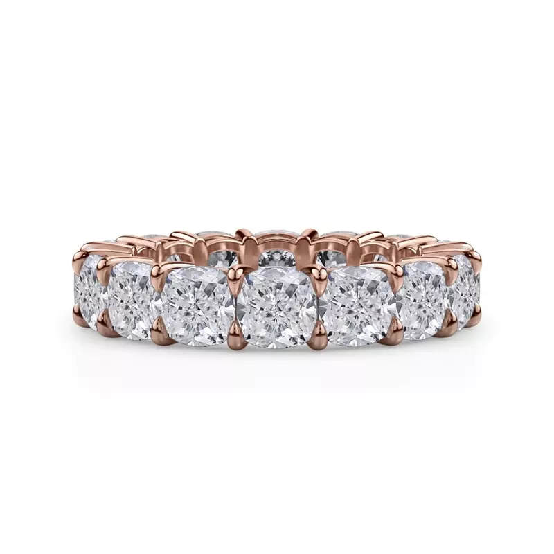Cushion Cut Diamond Eternity Ring (7.0 ct. tw.)