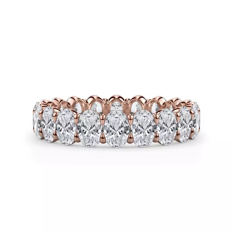 Oval Cut Diamond Eternity Ring (3.0 ct. tw.)
