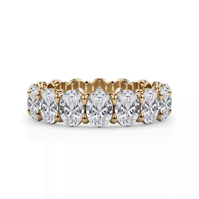 Oval Cut Diamond Eternity Ring (6.0 ct. tw.)