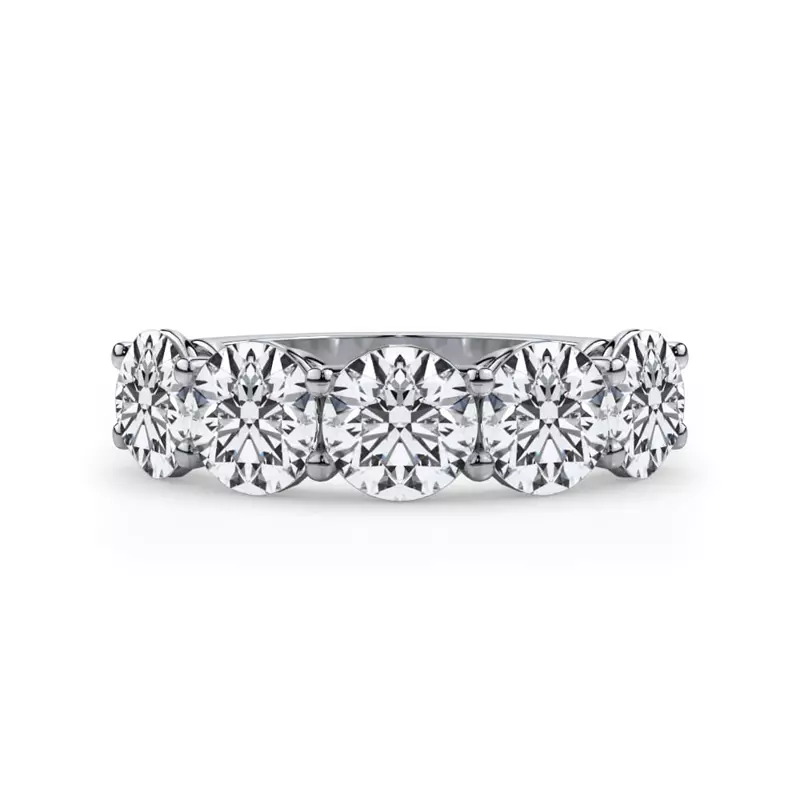 Classic Five-Stone Round Diamond Band (3.50ct. tw.)