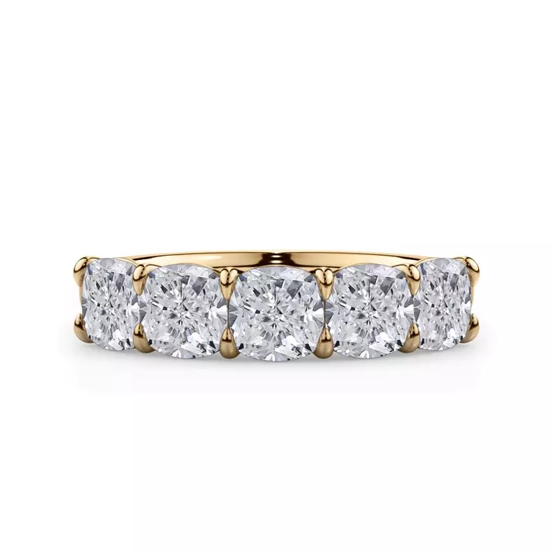 Cushion Cut Lab Diamond 5 Stone Ring (2.50 ct. tw.)