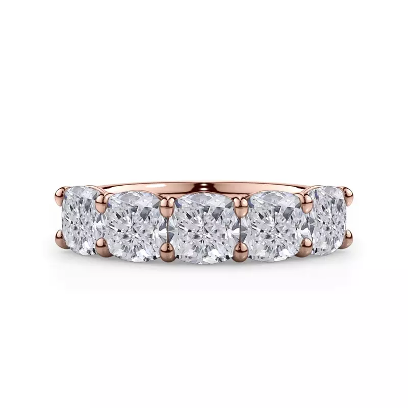 Cushion Cut Diamond 5 Stone Ring (3.50 ct. tw.)