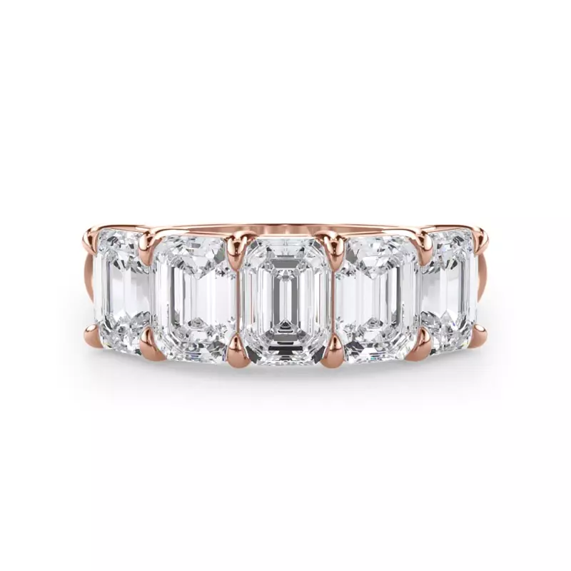 Emerald Cut Diamond 5 Stone Ring (3.00 ct. tw.)