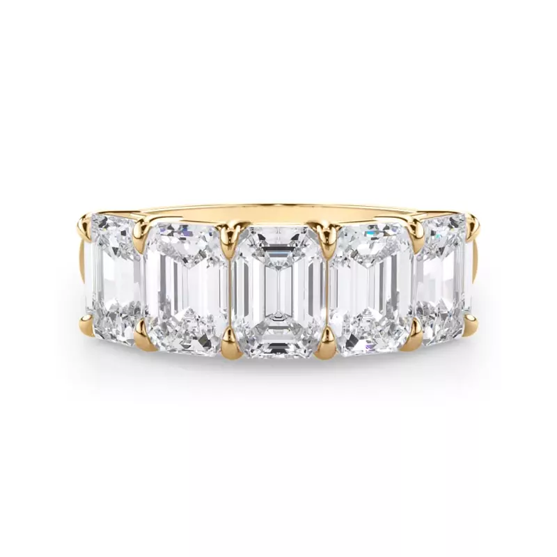 Emerald Cut Diamond 5 Stone Ring (3.50 ct. tw.)