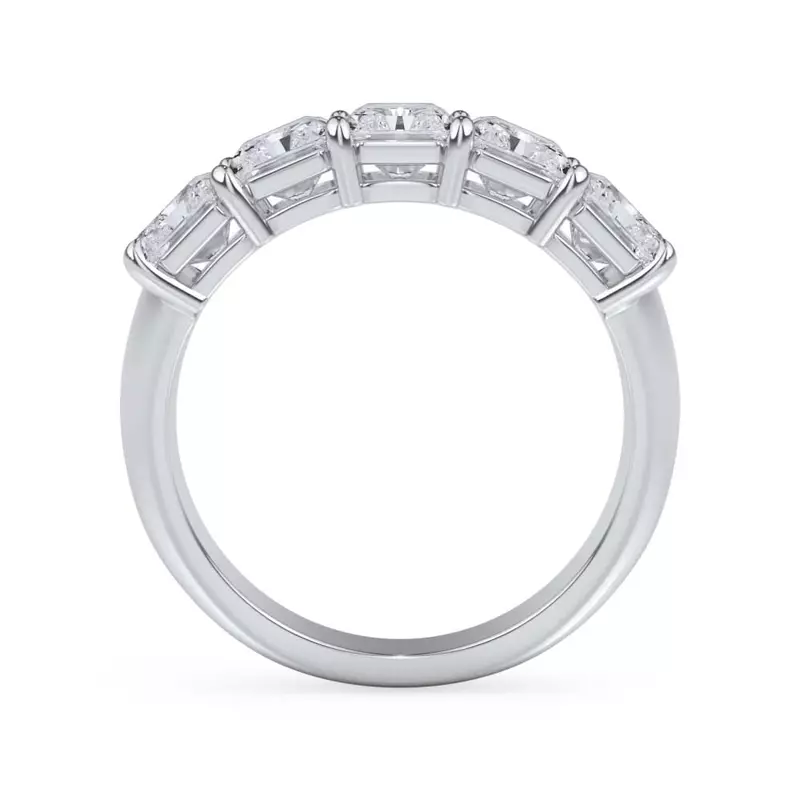 Platinum Radiant Cut Diamond 5 Stone Ring (3.50 ct. tw.)