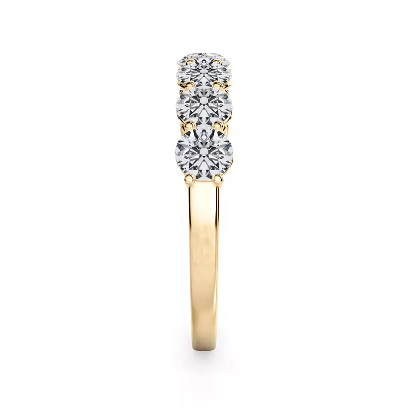 14K Yellow Gold Classic Seven-Stone Round Diamond Band (1.00ct. tw.)