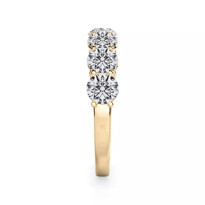 14K Yellow Gold Classic Seven-Stone Round Diamond Band (1.40ct. tw.)