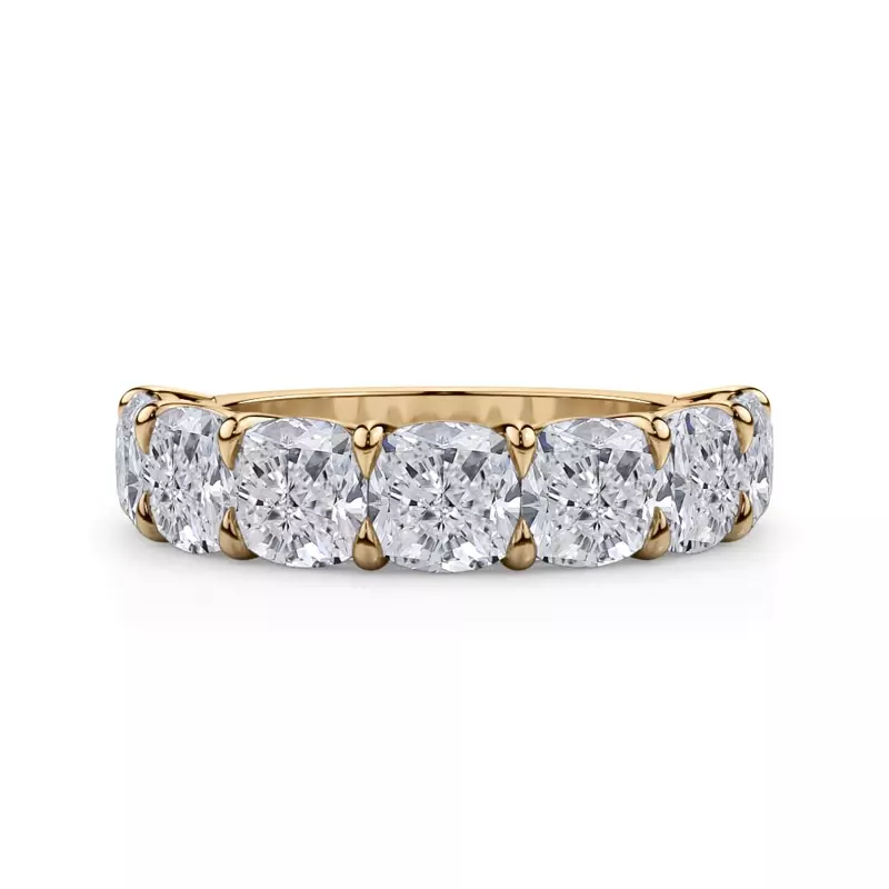 Cushion Cut Diamond 7 Stone Ring (5.00 ct. tw.)