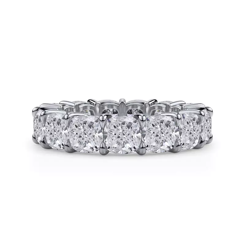 Cushion Cut Diamond Eternity Ring (8.0 ct. tw.)