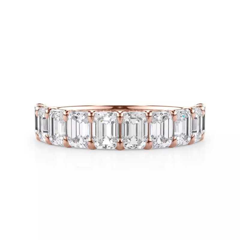 Emerald-Cut Lab Diamond Scalloped Band (2.40 ct. tw.)