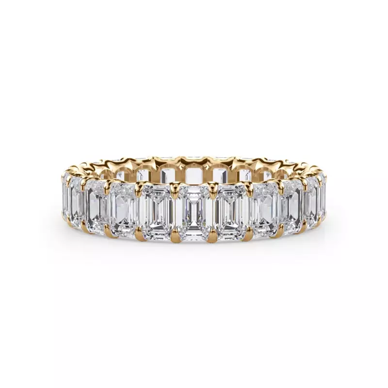 U-Prong Emerald-Cut Diamond Eternity Band (3.00ct. tw.)