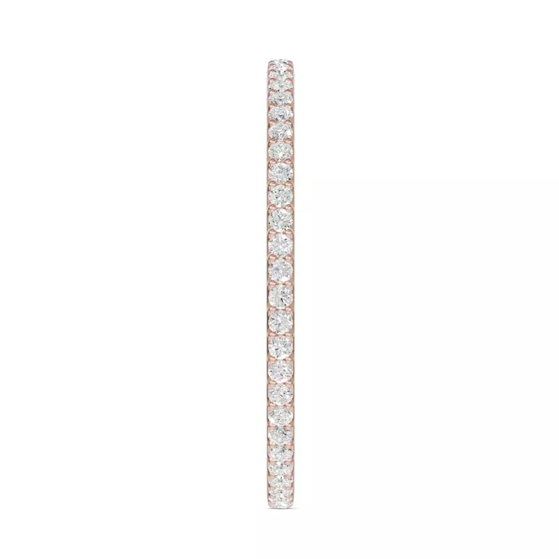 18K Rose Gold Shared Prong Lab Eternity Band (.25ct. tw.)