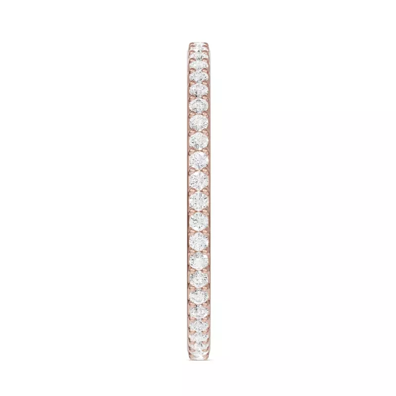 18K Rose Gold Shared Prong Diamond Eternity Band (.33ct. tw.)