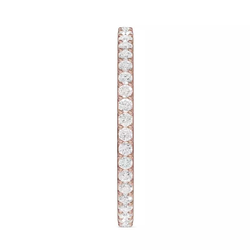 18K Rose Gold Shared Prong Lab Eternity Band (.50ct. tw.)