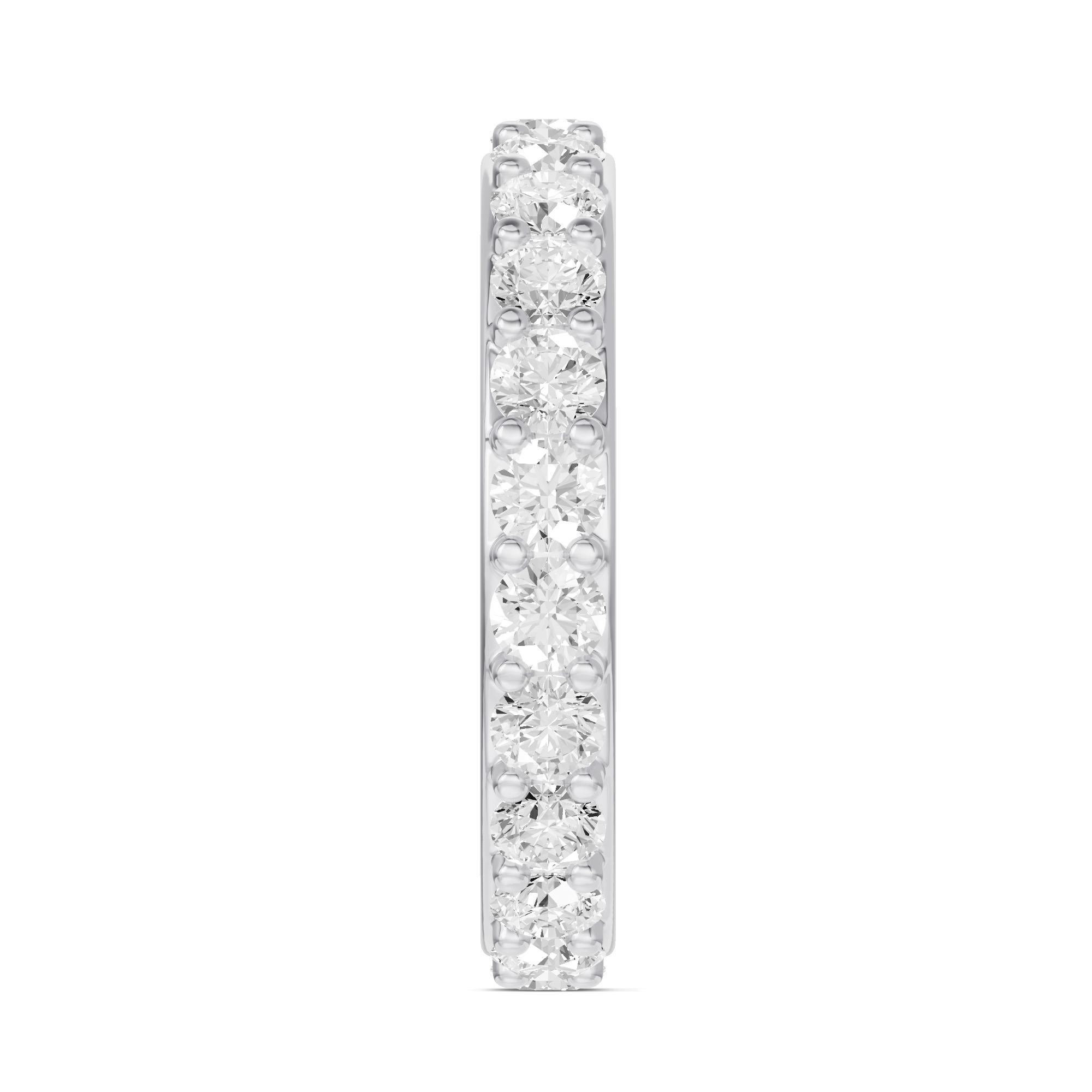 18K White Gold Shared Prong Diamond Eternity Band (2.00ct. tw.)
