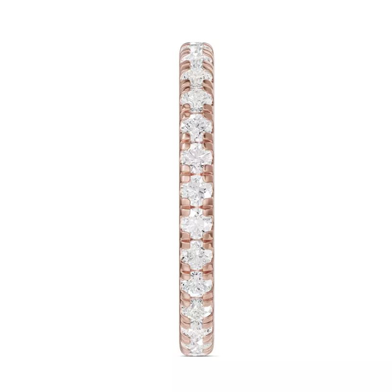 18K Rose Gold Classic Diamond Eternity Band (1.00ct. tw.)