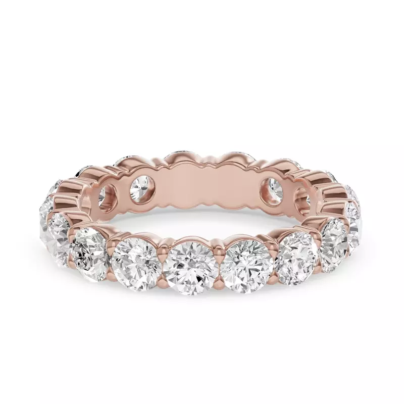 Sculpted Lab Diamond Eternity Ring (3.00ct. tw.)