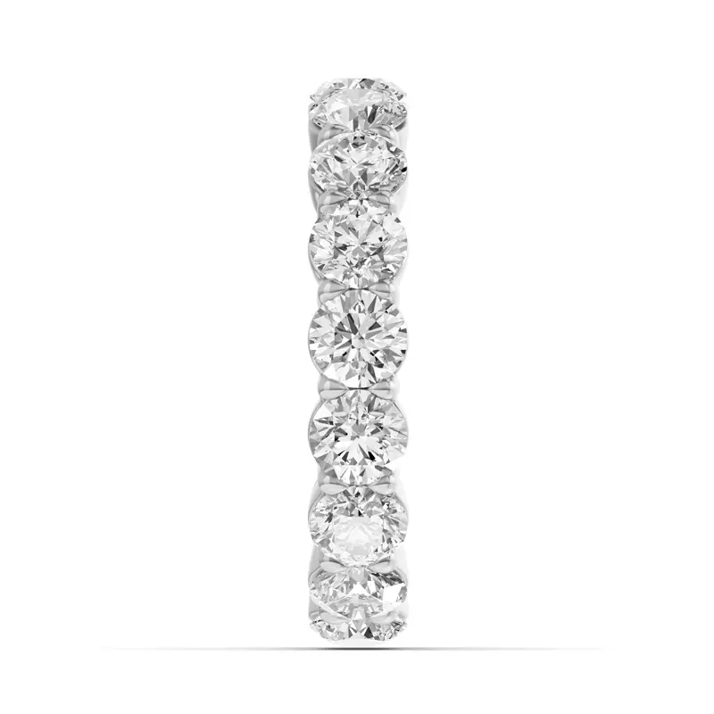 Platinum Sculpted Lab Diamond Eternity Ring (3.00ct. tw.)